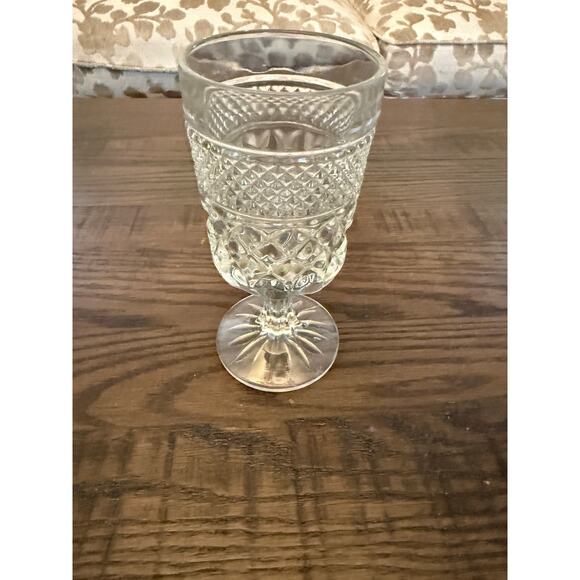 Anchor Hocking Vintage Wexford Water Goblet/Wine Glass – Single - Picture 1 of 9
